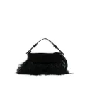 Casadei Manola leather shoulder bag - Black