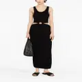 Nanushka cut-out terrycloth dress - Black