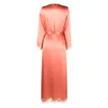 Carine Gilson lace-detail silk robe - Pink