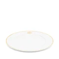 Christian Dior Pre-Owned logo-stamped porcelain plate - White