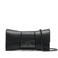 Furla chain-strap leather crossbody bag - Black
