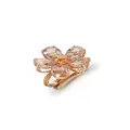 Dolce & Gabbana 18kt rose gold quartz flower earrings - Pink