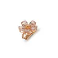Dolce & Gabbana 18kt rose gold quartz flower earrings - Pink