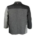 Thom Browne colour-block wool coat - Grey