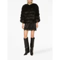 Dolce & Gabbana faux-fur cropped jacket - Black