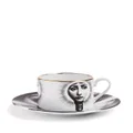 Fornasetti Lampadina porcelain tea cup - White