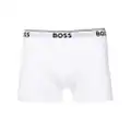BOSS stripe-trim logo-waistband boxers - Black