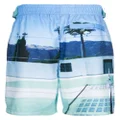 Fila graphic-print swim shorts - Green