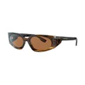 Burberry Eyewear oversized-frame sunglasses - Brown