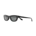 Burberry Eyewear Sidney oversize frame sunglasses - Black