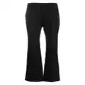 Lacoste panelled flared trousers - Black