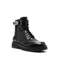 Dsquared2 Icon leather combat boots - Black