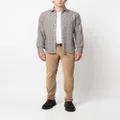 Canali plaid-check cotton shirt - Neutrals