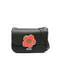 Kenzo Boke Flower leather shoulder bag - Black