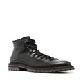 Common Projects lace-up leather ankle boots - Black