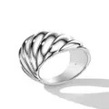 David Yurman sterling silver Sculpted Cable ring