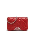Alexander McQueen The Seal leather shoulder bag - Red