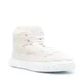 Casadei textured high-neck sneakers - White