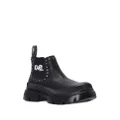 Karl Lagerfeld Trekka Max studded boots - Black