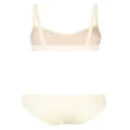 Lisa Marie Fernandez texture-finish bikini set - Yellow