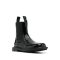 Toga Pulla stud-embellished leather ankle boots - Black