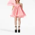 Nina Ricci asymmetric flared minidress - Pink