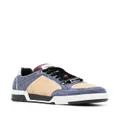 Moschino panelled suede sneakers - Blue