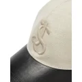 Jil Sander logo-embroidered baseball hat - White