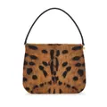 Ferragamo small Semi-rigid leopard-print tote bag - Neutrals