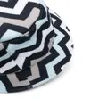Missoni zigzag-woven bucket hat - Blue