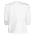 DKNY V-neck long-sleeve blazer - White