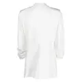 DKNY V-neck long-sleeve blazer - White