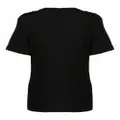DKNY logo-print cotton-blend T-shirt - Black