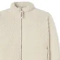 Jil Sander faux-shearling zipped cardigan - Neutrals