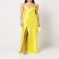 Michelle Mason V-neck silk dress - Yellow