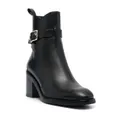 3.1 Phillip Lim 70mm buckled leather boots - Black