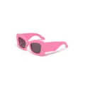 Alexander McQueen Eyewear Bold cat eye-frame sunglasses - Pink