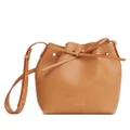 Mansur Gavriel Mini leather bucket bag - Orange
