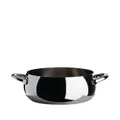 Alessi low stainless steel casserole pot (24cm) - Silver