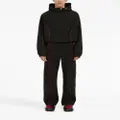 Ferragamo contrast-piping drawstring lightweight jacket - Black