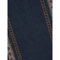 Kiton geometric-print wool scarf - Blue