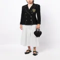 CHANEL Pre-Owned 2005 CC double-breasted wool jacket - Black