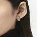 Mikimoto 18kt rose gold pearl hoop earrings - Pink