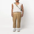 Nanushka drawstring waist tapered trousers - Brown