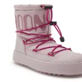 Moon Boot Kids logo-print lace-up snow boots - Pink