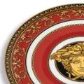 Versace Medusa porcelain bread plate - Red