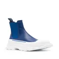 Alexander McQueen Tread Slick ankle boots - Blue