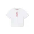 HUGO KIDS logo-print short-sleeve T-shirt - White