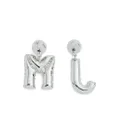 Marc Jacobs Balloon logo earrings - Silver
