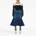 Marc Jacobs Paneled denim skirt - Blue